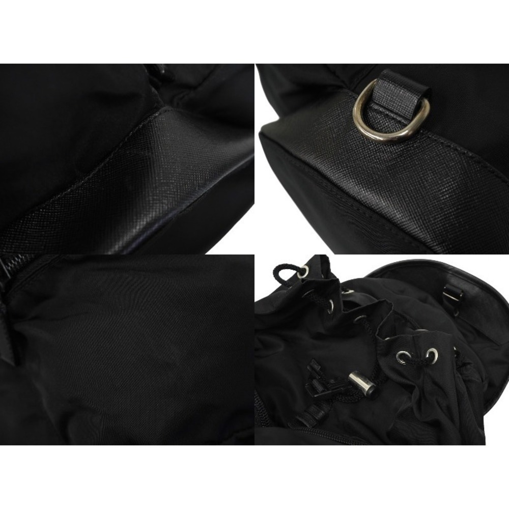 Prada Rucksack Daypack Backpack Triangle Logo Nyl… - image 8